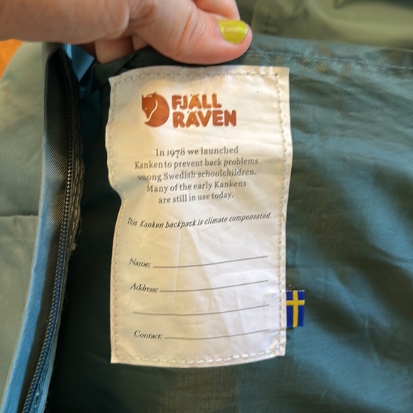 Fjallraven bagpack